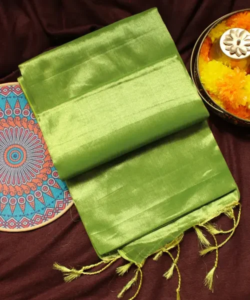 Light green Tissue Saree